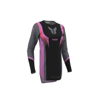 Thor Jersey Damen Sportmode Velocity 
Schwarz/Orchid