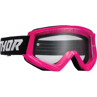 Occhiali Thor Combat Racer Kids Flo Rosa/Nero