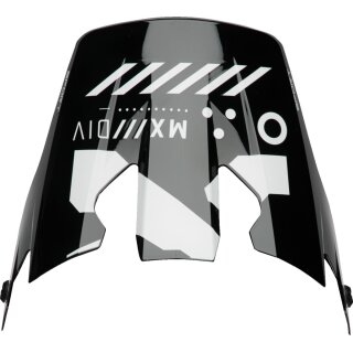 Thor Visor Reflex Sport Strike Negro/Rojo