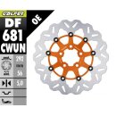 Galfer Bremseskive Flydende Bølge Orange