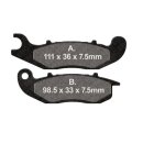 EBC Bremsbelag Sintered Hh Ft Right