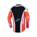 Alpinestars Jersey Techstar Knif Grau/Orange/Blau/Schwarz