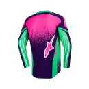 Alpinestars Jersey Techstar Nomur Purp/Gr/Rosa