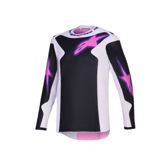 Alpinestars Jersey Fluid Grid Sort/Grå/Lilla