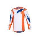 Alpinestars Jersey Fluid Grid Orange/Blå