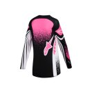 Alpinestars Maglia 4W Techstar Nomur Nero/Bianco/Fucsia