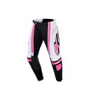 Alpinestars Pantalon 4W Techstar Nomur Noir/Blanc/Fuchsia