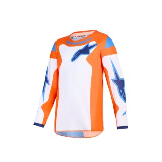 Alpinestars Maglia Giovanile Fluid Grid Arancione/Blu