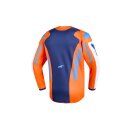 Alpinestars Maglia Giovanile Fluid Grid Arancione/Blu