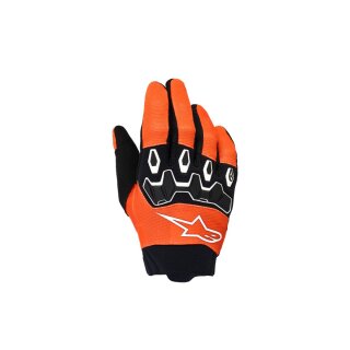 Alpinestars Handschuhe Kinder Full Bore V2 Orange/Weiss/Blau/Schwarz