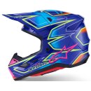 Alpinestars Kask Sm7 Odlew Niebiesko-Żółto-Różowy