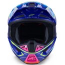 Alpinestars Kask Sm7 Odlew Niebiesko-Żółto-Różowy