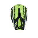 Alpinestars Kask Sm3 Heat Żółto/Niebiesko/Czarny