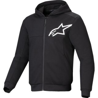 Alpinestars Giacca/Felpa Con Cappuccio Chrome V2 Nero/Bianco