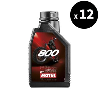 Motul 800 2T FL Off Road 12 x 1L