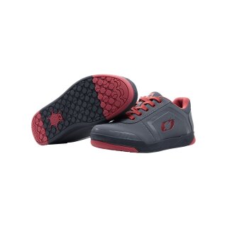 Oneal Zapato De Pedal Plano Pinned Gris/Rojo