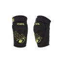 Oneal Genouillères Dirt Youth Noires/Jaune Fluo