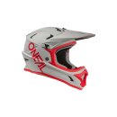 Oneal Sonus Hjelm Solid Grå/Rød