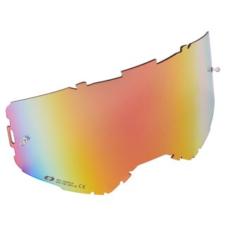 Oneal Lente De Repuesto Para Gafas B-22, B-33 Y Mx3, Color Rojo Radio, Con Pasadores Desprendibles