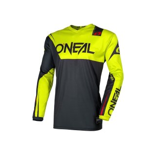 Oneal Camiseta Element Racewear Negra/Amarilla Neón
