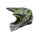 Oneal 1Srs Helmet Splash V.26 Gray/Neon Yellow