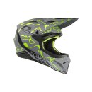 Oneal 1Srs Helmet Splash V.26 Gray/Neon Yellow