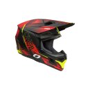 Oneal 3Srs Helmet Haze V.26 Black/Red/Neon Yellow