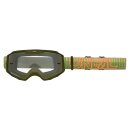 Oneal Gogle B-10 W Paski Zielono-Pomarańczowe -...