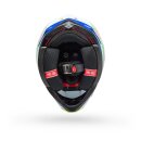 Bell Moto-10 Spherical Grid Ece [Wht/Blu]