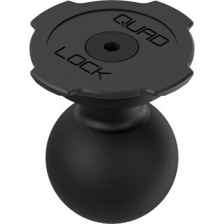 Quad Lock 1" Kugletopdækseladapter