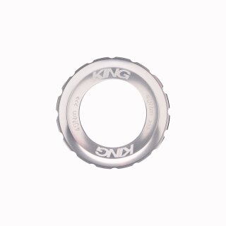 Anello Di Bloccaggio Centrale Chris King, Scanalatura Esterna, Argento taglia: