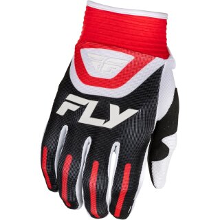 Fly Racing MX-Handschuhe F-16 280 - Schwarz-Rot-Weiß – 70402-280
