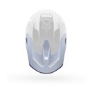 Fox V1 Helm Visier - Clutch – Weiß/Schwarz