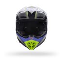 Bell MX-10 MIPS Intake Dot/Ece Casco integral [negro/plateado]