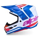 Alpinestars SM7 Core Kask [biały/niebieski/różowy]