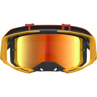 Alpinestars Vision 8 Amber Fire Maschera motocross [nero/rosso]