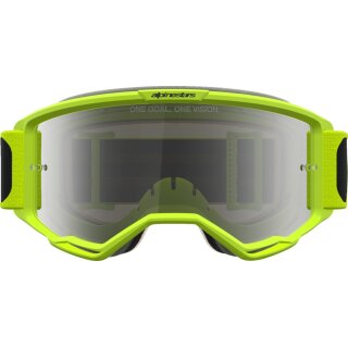 Alpinestars Vision 5 Rora Maschera motocross [nero/giallo/argento]