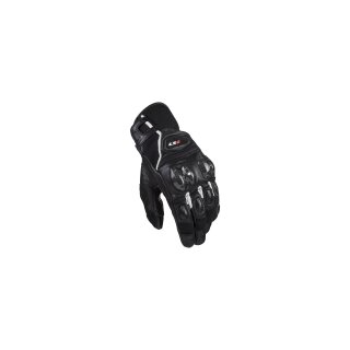 LS2 Spark II Handschuh – Schwarz/Weiß – Herren – Größe XL = 10