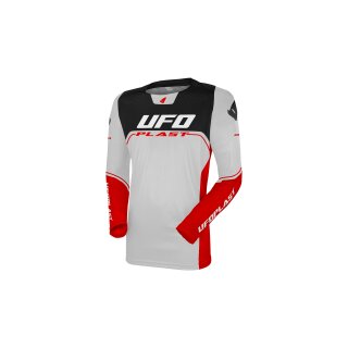 UFO Plast MX Ares Trikot – Grau/Rot – Herren – Größe L