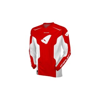 UFO Plast MX Oblivion Trikot – Rot/Weiß – Herren – Größe L