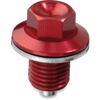 Moose Racing Drain Plug Magnetic Red DP107-3