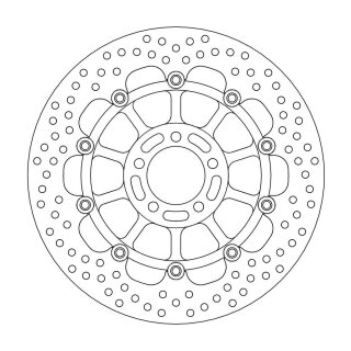 Moto-Master Halo Disque de frein avant Kawasaki 113118