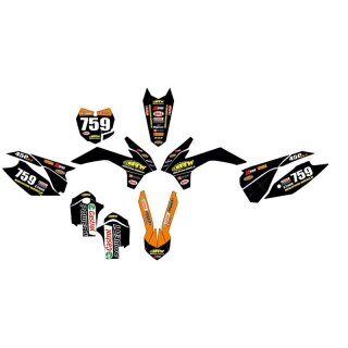 TTW-Offroad Aufklebersatz TTW Team 2015 Dekor KTM SX-F 450 13-