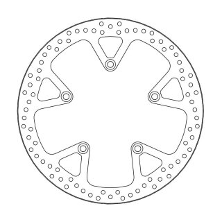 MOTO-MASTER Brake Disc Halo Rear