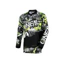 Oneal Kinder Crossshirt Element Attack Neon Yellow