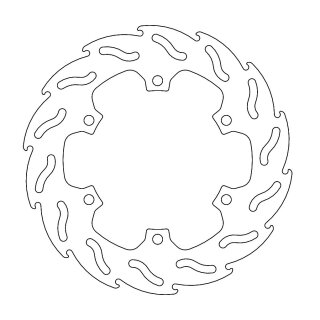 Moto-Master Bremsscheibe Fix Flame 110693