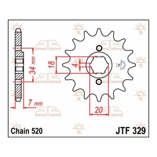 JT Ritzel 14T 520 JTF329.14