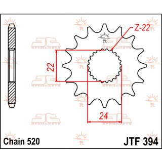 JT Ritzel 15T 520 JTF394.15