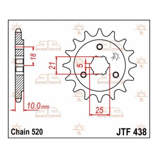 JT Ritzel 15T 520 JTF438.15