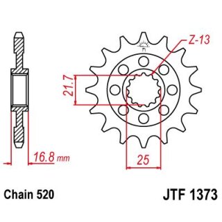 JT Ritzel 520 15T JTF1373.15